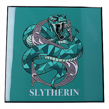 Harry Potter Crystal Clear Picture Slytherin 32 x 32 cm Harry Potter Crystal Clear Picture Slytherin 32 x 32 cm