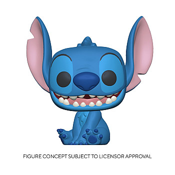 Funko Pop! Disney: Lilo and Stitch - Stitch (Smiling Seated) #1045 Vinyl Figure Funko Pop! Disney: Lilo and Stitch - Stitch (Smiling Seated) #1045 Vinyl Figure