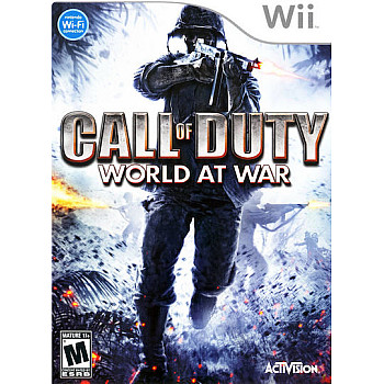 CALL OF DUTY WORLD AT WAR WII GAME USED CALL OF DUTY WORLD AT WAR WII GAME USED