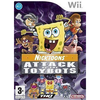 Nicktoons: Attack of the Toybots WII GAME USED Nicktoons: Attack of the Toybots WII GAME USED
