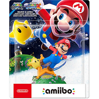 Nintendo Amiibo Mario & Luma Character Figure Nintendo Amiibo Mario & Luma Character Figure