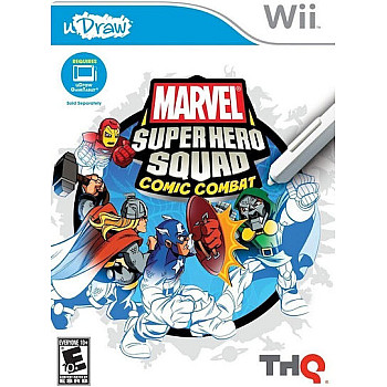 Marvel Super Hero Squad Comic Combat - udraw WII GAME USED Marvel Super Hero Squad Comic Combat - udraw WII GAME USED