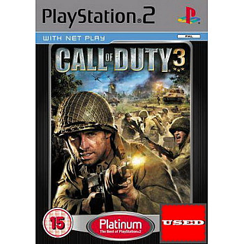 CALL OF DUTY 3 PLATINUM PS2 USED CALL OF DUTY 3 PLATINUM PS2 USED