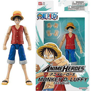 Bandai Anime Heroes: One Piece - Monkey D. Luffy East Blue Figure (17cm) (37056)