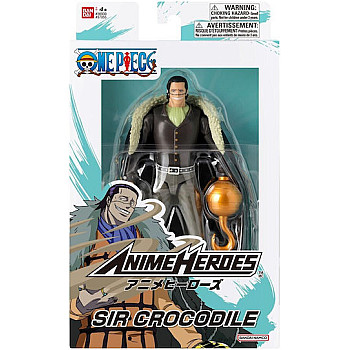 Bandai Anime Heroes: One Piece - Sir Crocodile Figure (17cm) (37055)