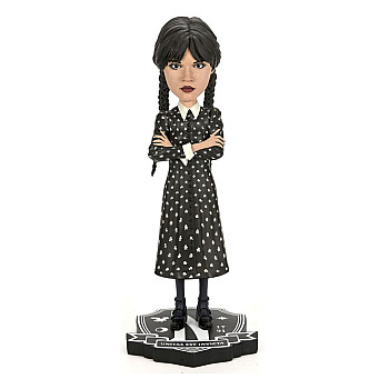 Wednesday Head Knocker Bobble-Head Wednesday Addams 21 cm Wednesday Head Knocker Bobble-Head Wednesday Addams 21 cm