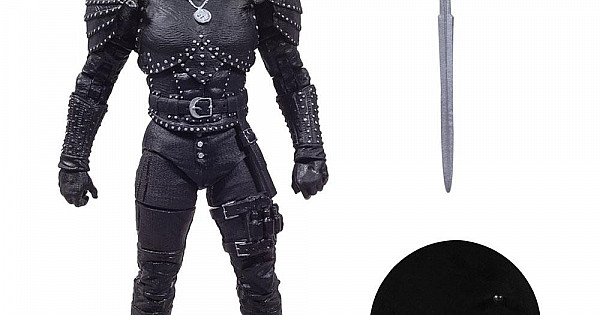 McFarlane Actionfigur Geralt Of Rivia – 18 Cm, Basierend Auf The Witcher Netflix Season 2 | Mit 22 Gelenken