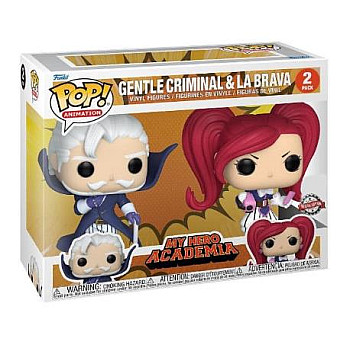 Funko Pop! 2-Pack Animation: My Hero Academia S9 - Gentle Criminal & La Brava (Special Edition) Vinyl Figures