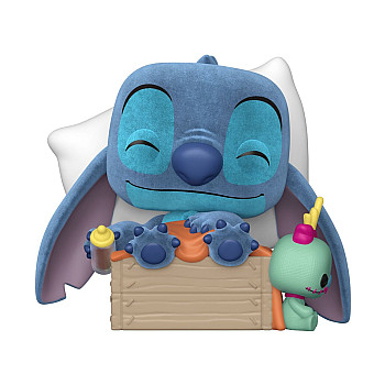 Funko Pop! Disney Plus: Lilo & Stitch - Sleeping Stitch in Box (Flocked) (Special Edition) #1607 Vinyl Figure Funko Pop! Disney Plus: Lilo & Stitch - Sleeping Stitch in Box (Flocked) (Special Edition) #1607 Vinyl Figure