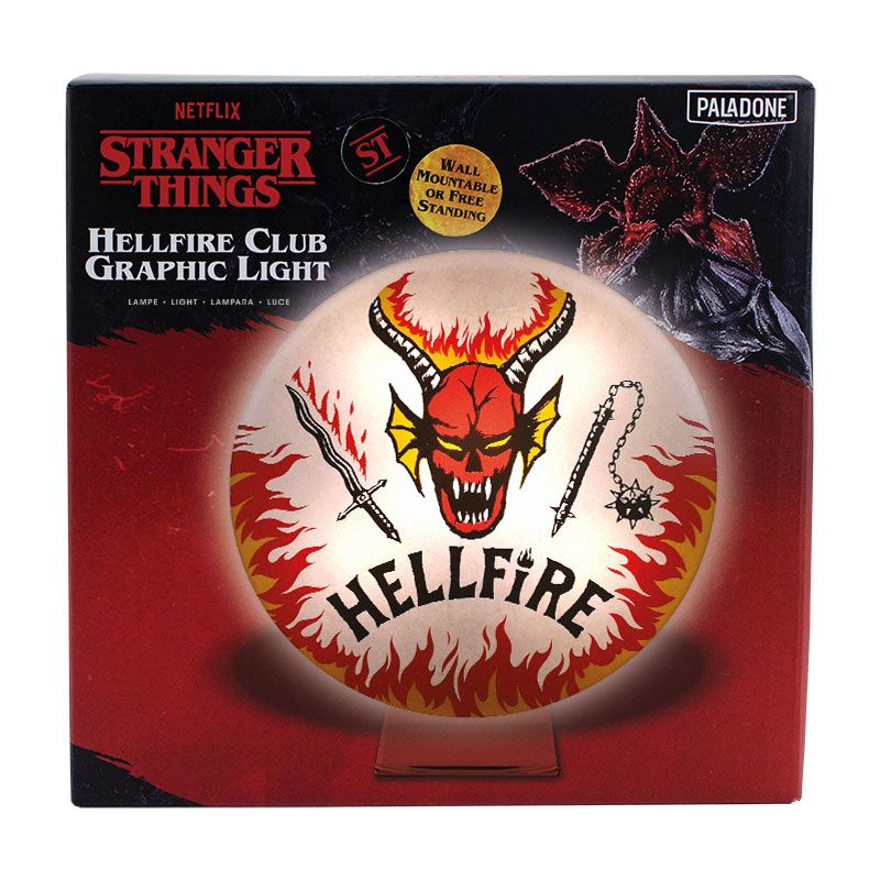 Stranger Things Lamp Hellfire Club Logo 20 cm - Φωτιστικό Διακοσμητικό PP9935ST