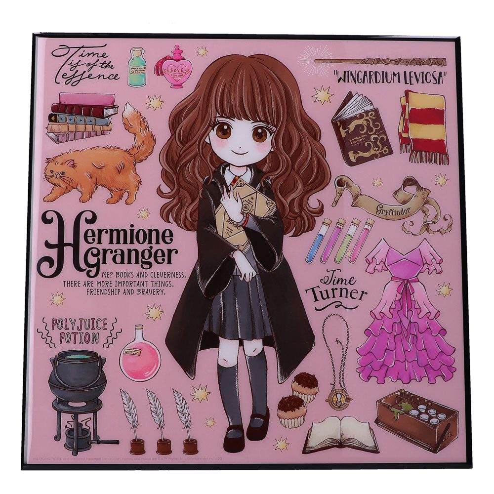 Harry Potter Crystal Clear Picture Hermione Granger 32 x 32 cm - Nemesis Now Art Decor Harry Potter Crystal Clear Picture Hermione Granger 32 x 32 cm - Nemesis Now Art Decor