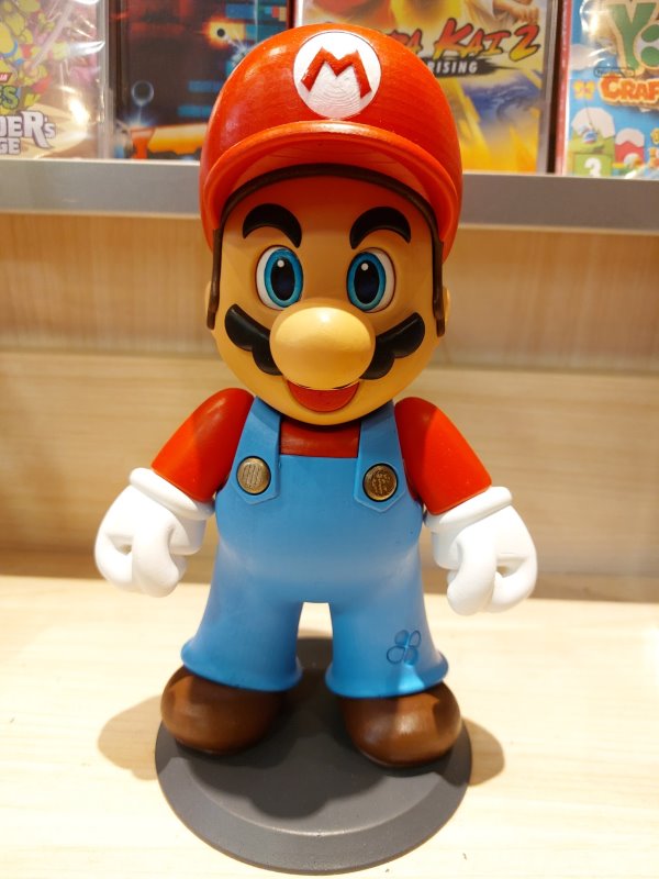 Super Mario Bros Mario 3D Print Figure 20cm (resin) Super Mario Bros Mario 3D Print Figure 20cm (resin)