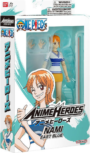 Bandai Anime Heroes: One Piece - Nami Figure 17cm Collectible Bandai Anime Heroes: One Piece - Nami Figure 17cm Collectible
