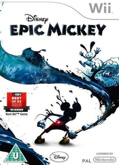 Disney Epic Mickey για Nintendo Wii (Μεταχειρισμένο) - Ζήστε τη Μαγεία Disney Epic Mickey για Nintendo Wii (Μεταχειρισμένο) - Ζήστε τη Μαγεία