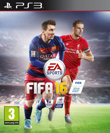 FIFA 16 PS3 USED - Μεταχειρισμένο Παιχνίδι Ποδοσφαίρου FIFA 16 PS3 USED - Μεταχειρισμένο Παιχνίδι Ποδοσφαίρου