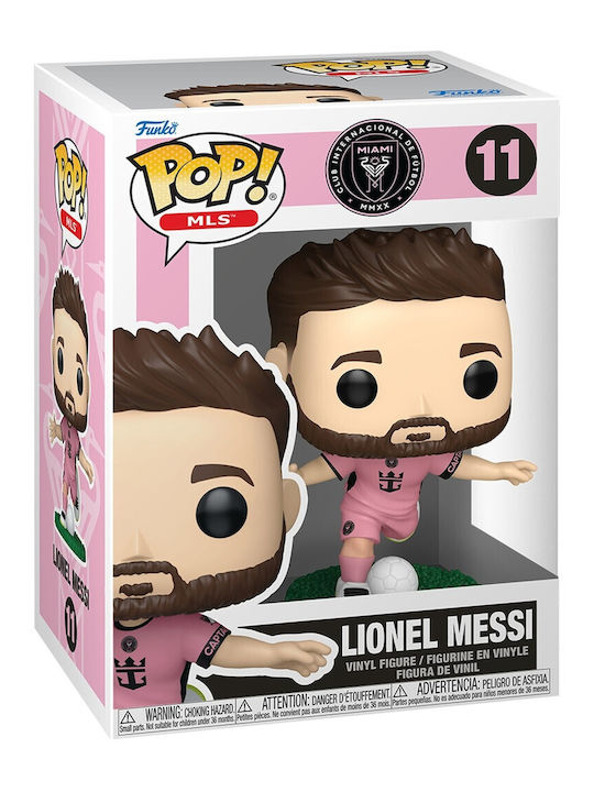 Funko Pop! MLS: Inter Miami - Lionel Messi (Pink) #11 Vinyl Figure | Collectible Soccer Icon