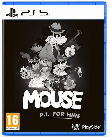 Mouse: P.I. For Hire PS5 - Rubber Hose Noir FPS Adventure Mouse: P.I. For Hire PS5 - Rubber Hose Noir FPS Adventure