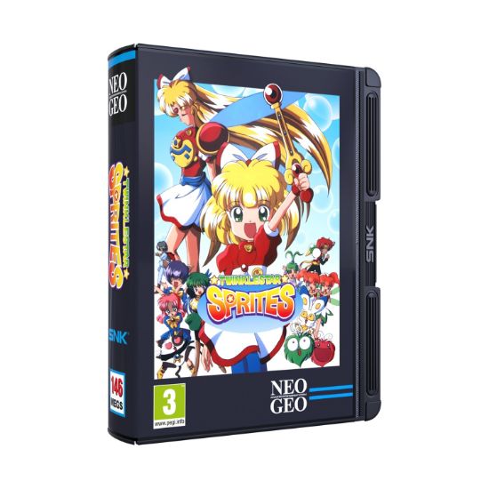 Twinkle Star Sprites NEOGEO AES+ Game Cartridge | Competitive Shmup Arcade Action Twinkle Star Sprites NEOGEO AES+ Game Cartridge | Competitive Shmup Arcade Action
