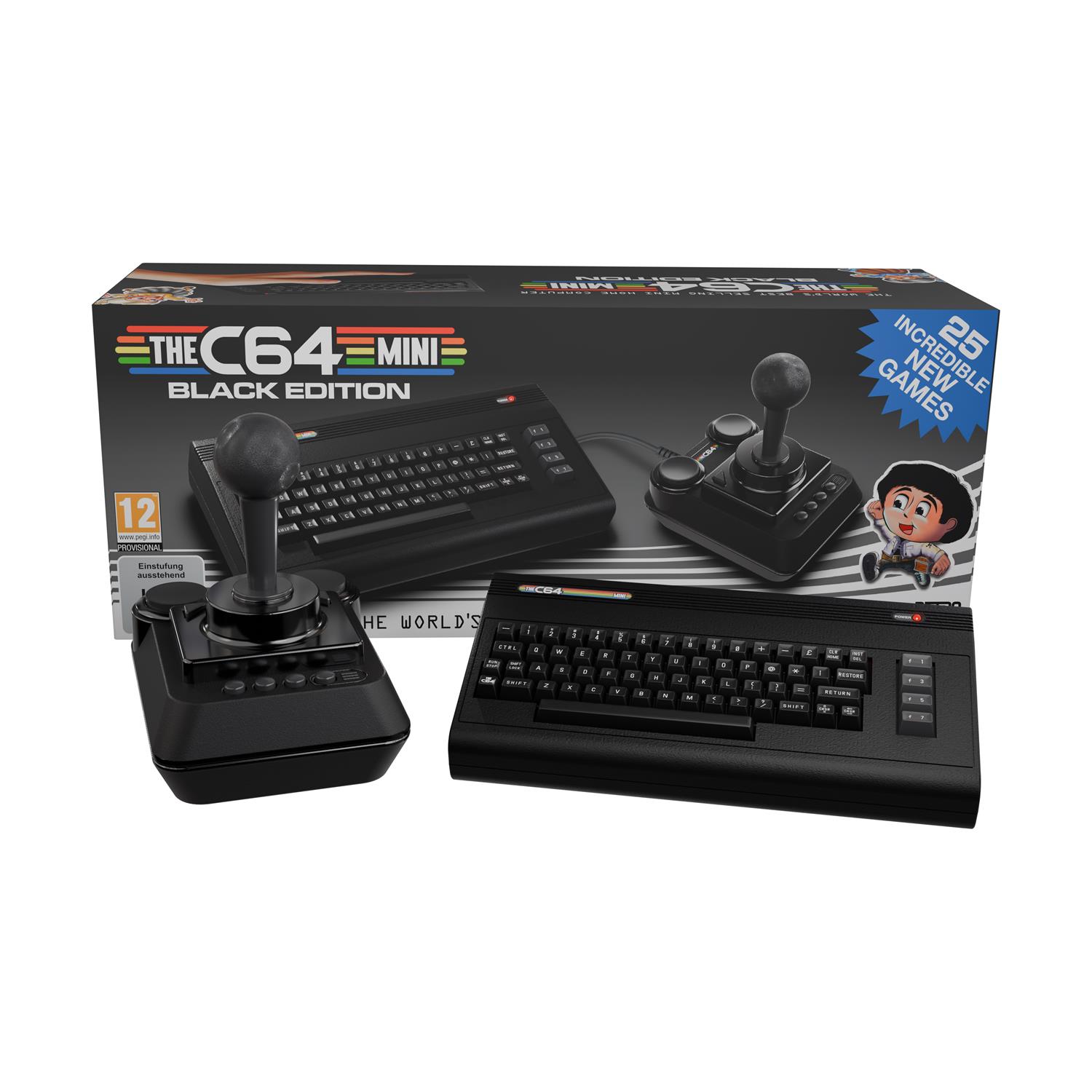 THE C64 Mini Black Edition - Η Απόλυτη Ρετρό Κονσόλα για Modern Gaming THE C64 Mini Black Edition - Η Απόλυτη Ρετρό Κονσόλα για Modern Gaming