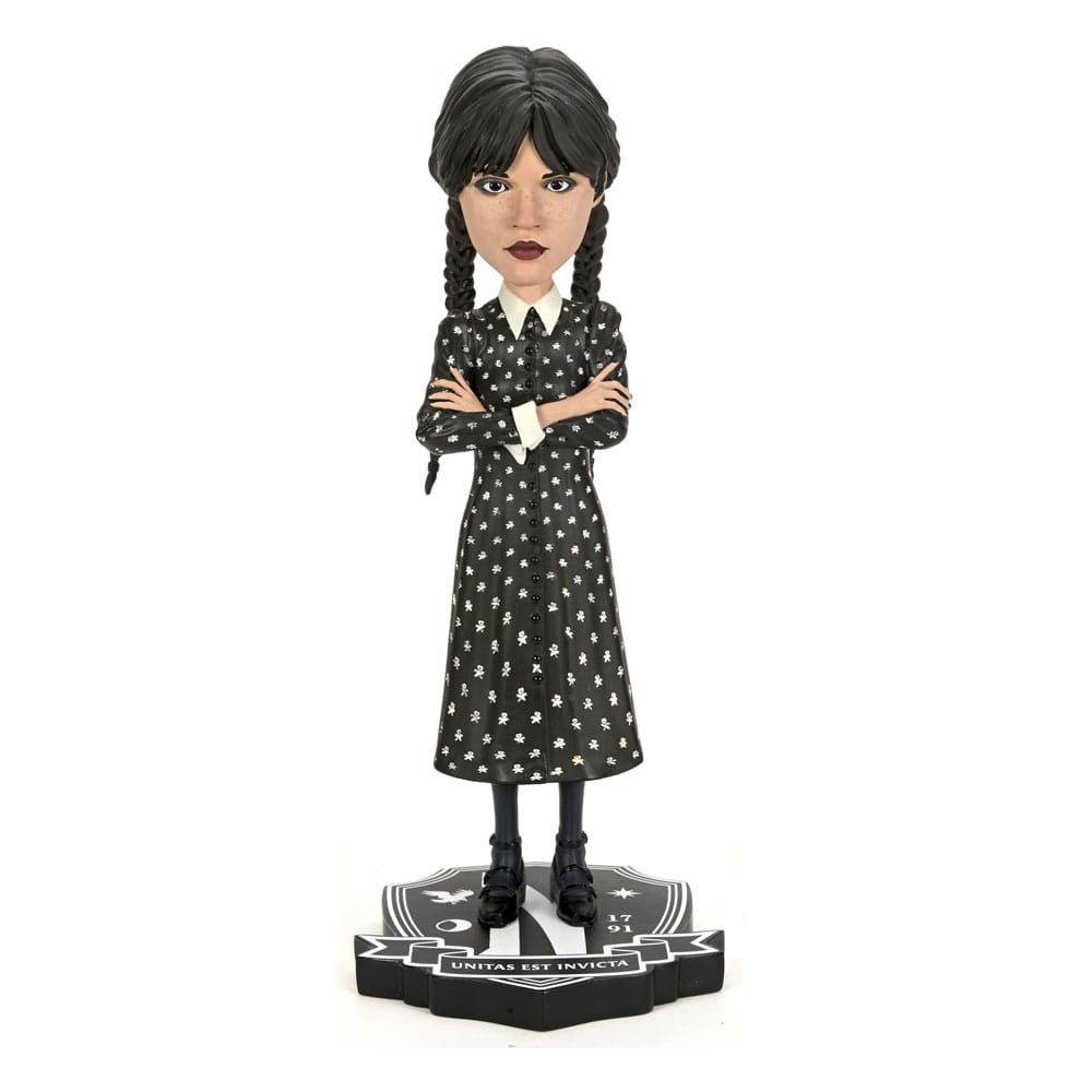 Wednesday Head Knocker Bobble-Head Wednesday Addams 21 cm Wednesday Head Knocker Bobble-Head Wednesday Addams 21 cm