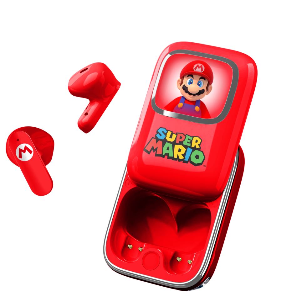 OTL Super Mario Slide In-ear Bluetooth Handsfree Ακουστικά με Θήκη Φόρτισης Κοκκινα OTL Super Mario Slide In-ear Bluetooth Handsfree Ακουστικά με Θήκη Φόρτισης Κοκκινα
