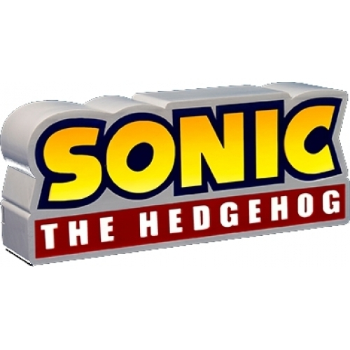 Sonic the Hedgehog Φωτιζόμενο LED Logo - Διακοσμητικό Φωτιστικό