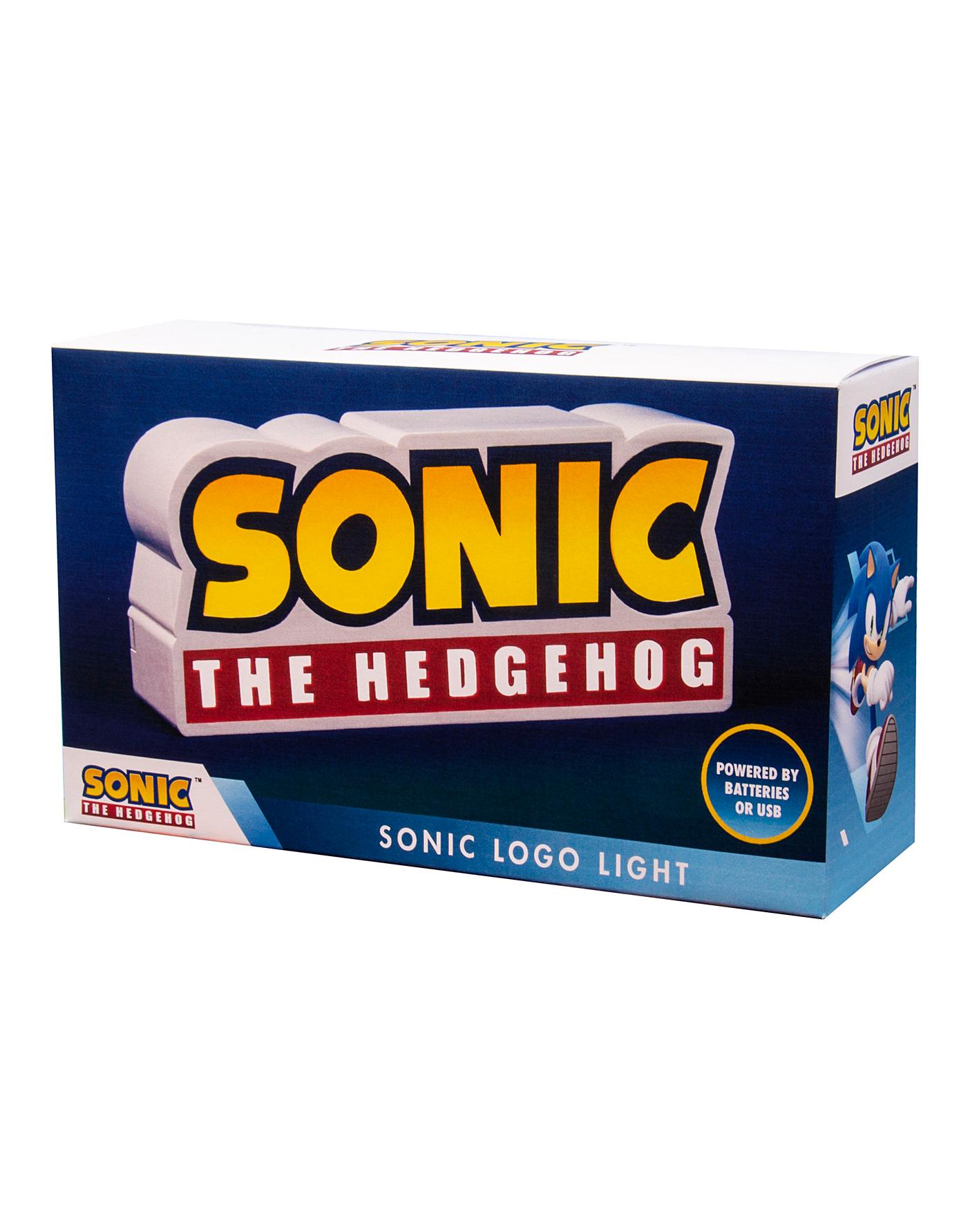Sonic the Hedgehog Φωτιζόμενο LED Logo - Διακοσμητικό Φωτιστικό