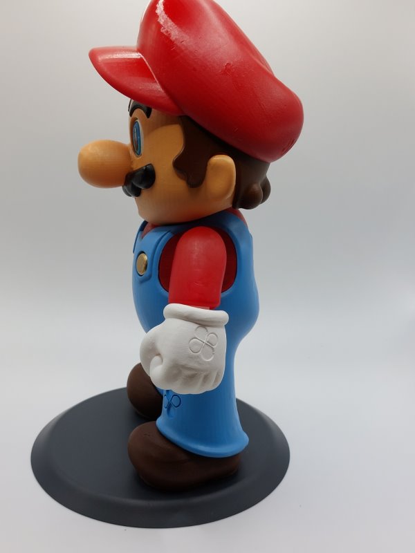 Super Mario Bros Mario 3D Print Figure 20cm (resin) Super Mario Bros Mario 3D Print Figure 20cm (resin)