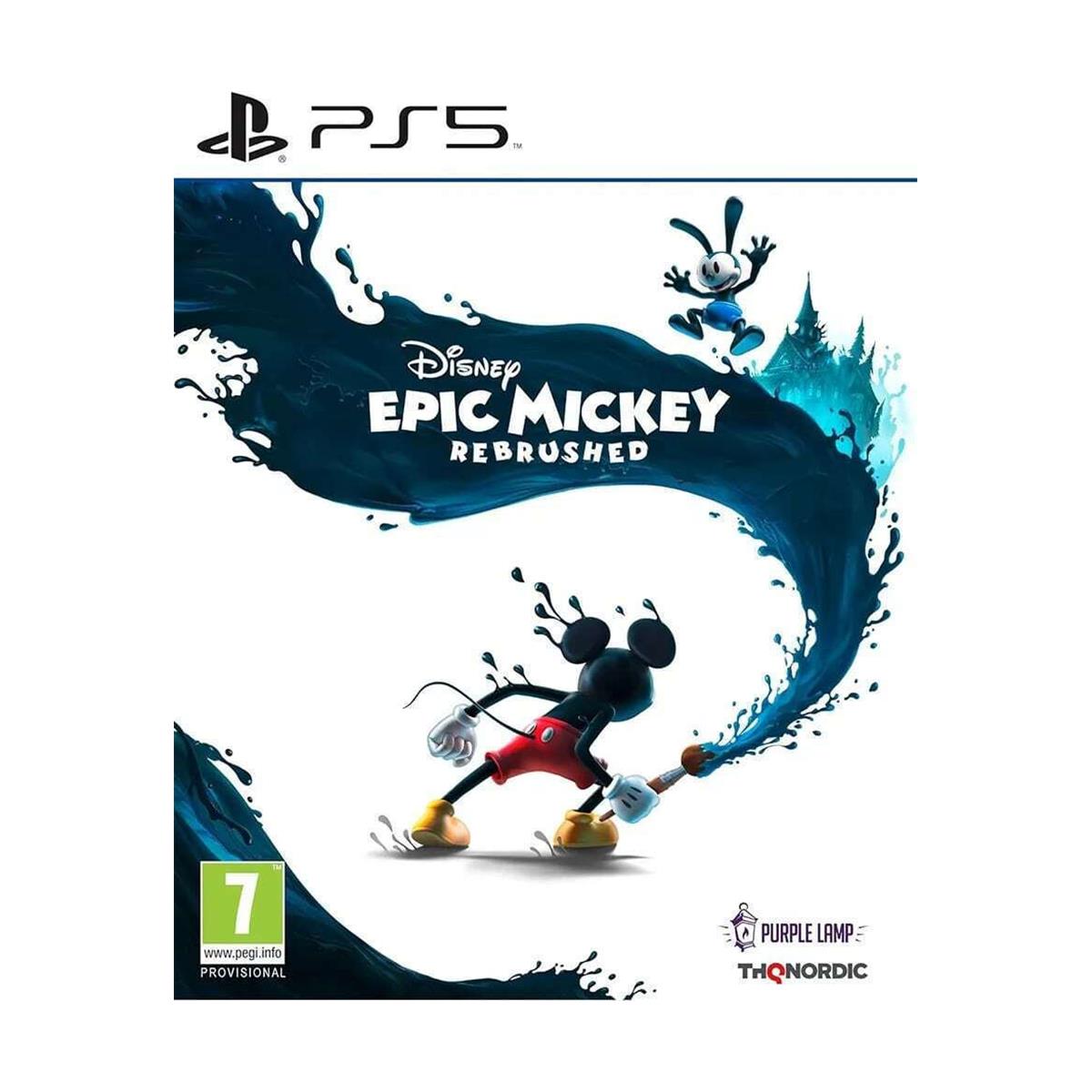 Disney Epic Mickey: Rebrushed PS5 - 3D Platformer Remake Disney Epic Mickey: Rebrushed PS5 - 3D Platformer Remake