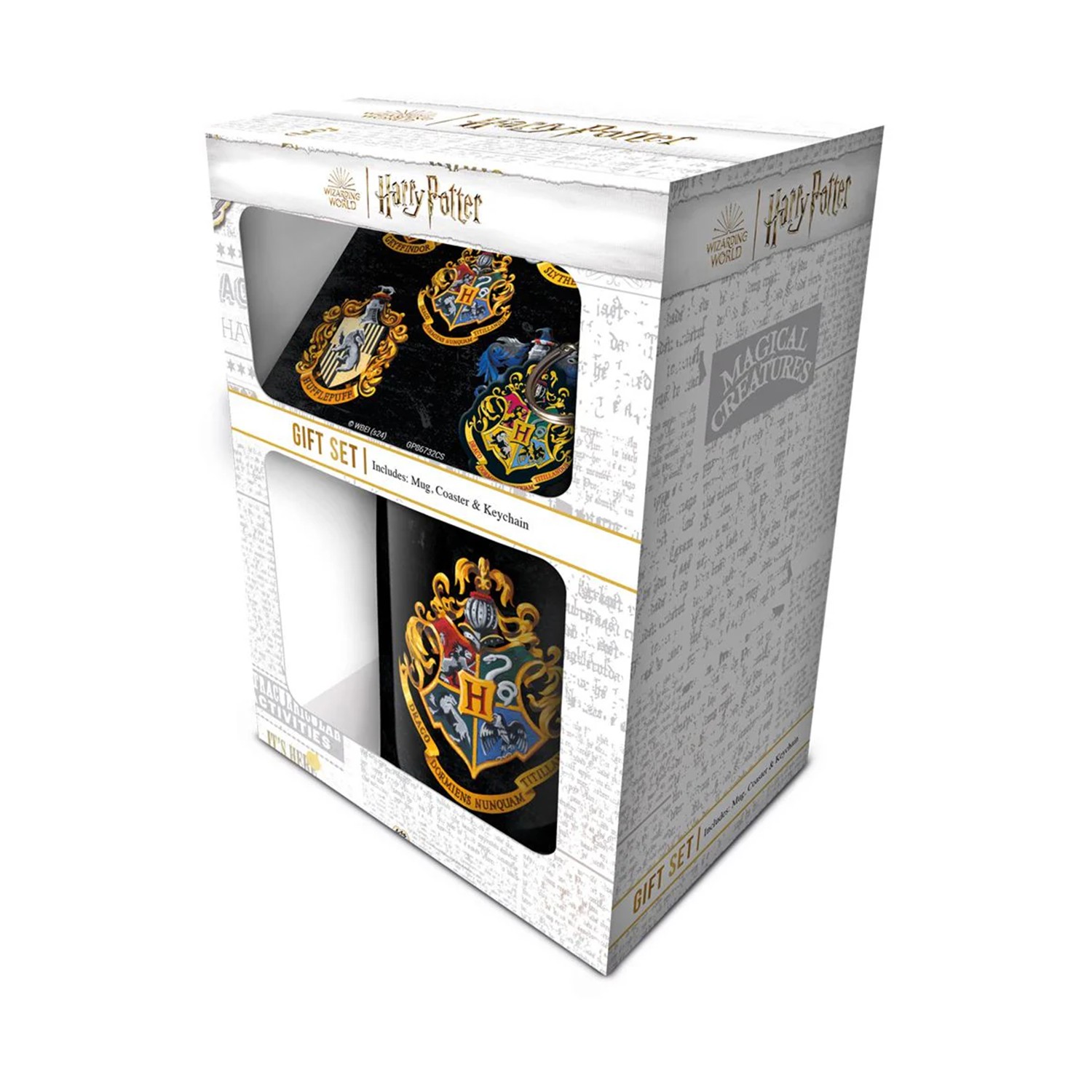 Pyramid: Harry Potter - Crest Gift Set (Mug, Coaster & Keychain) (GP86732)